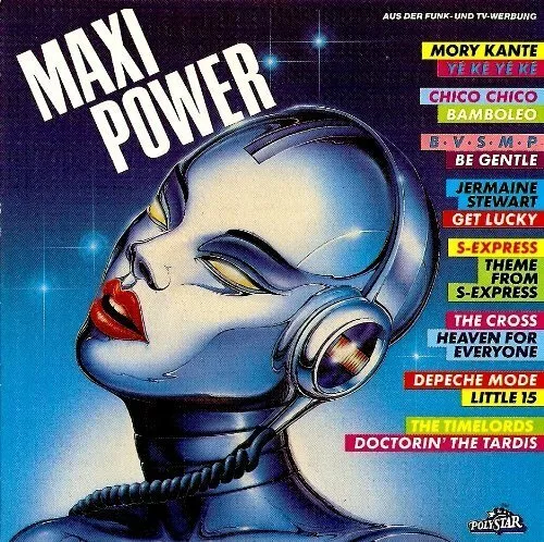 Maxi Power (1988) Mory Kante, Jermaine Stewart, S'Express, The Cross, Cam.. [CD]