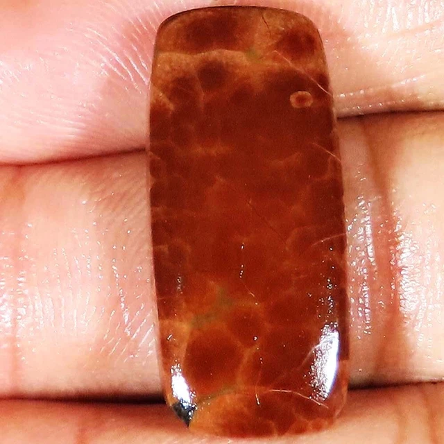 (13x29x05 MM) 21.15 Cts. Natürlich Erdnuss Obsidian Kissen Form Lose Edelstein