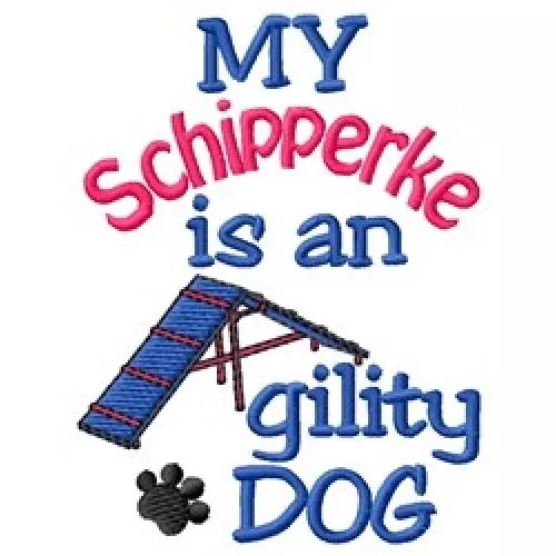 My Schipperke is An Agility Dog Short-Sleeved Tee - DC1866L