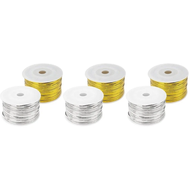 2 rollos corbatas metálicas de embalaje favores de fiesta corbatas de pan reutilizables bolsa de dulces corbatas