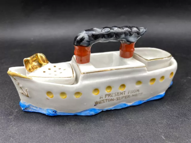 Weston Super Mare - China Boat Pleasure Steamer 5" Novelty Vintage Collectable