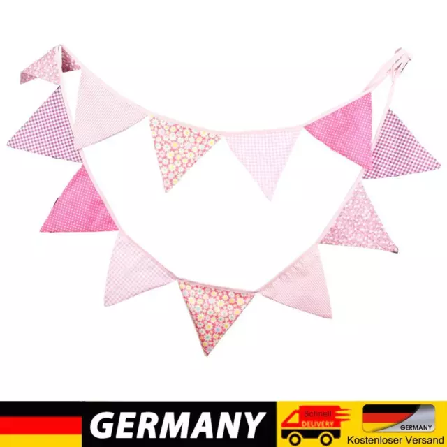 3.2m Graduation Back To School Flags Cotton Bunting Banner for Baby Birthday