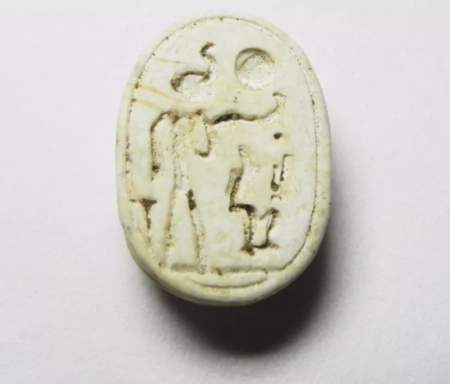 Zurqieh -Cy90-  Ancient Egypt, New Kingdom. Stone Scarab 1400 B.c