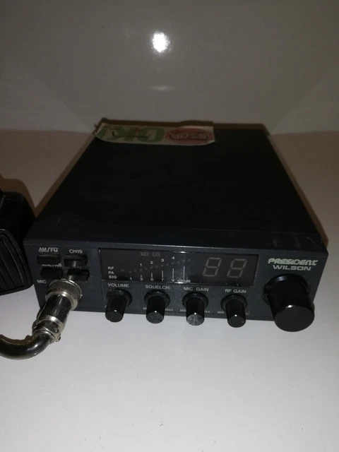 Radio CB EURO-CB MICRO 2 - 40 Canaux - état Parfait Et Fonctionnel - Avec Micro, Boîte Et Notice