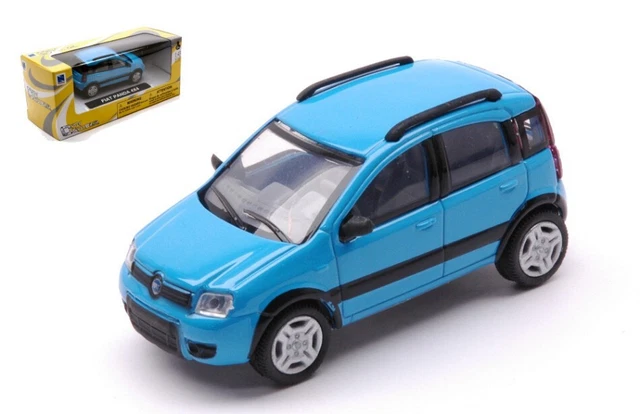 Voiture Miniature Fiat Panda Welly 1:60 Diecast Métal - Neuf En Boîte