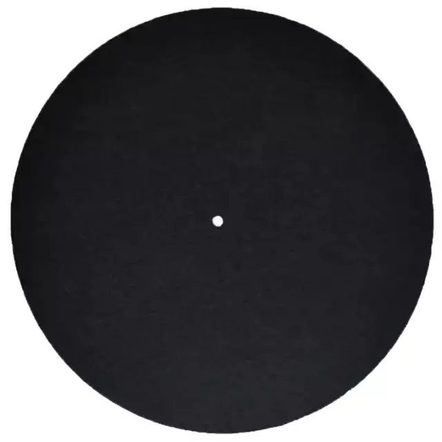 Plattentellerauflage - Filz schwarz - 290 - 300 mm - Plattenspieler Slipmat -3mm