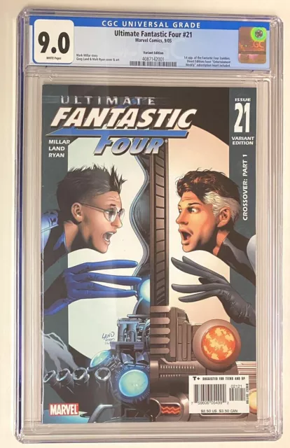 Ultimate Fantastic Four 21 Variant CGC 9.0 1st Fantastic Four and Marvel Zombies