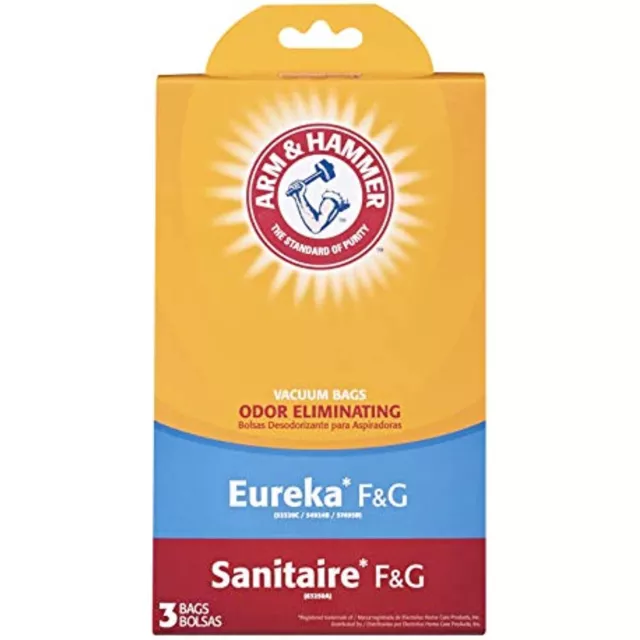 Arm & Hammer Eureka/Sanitaire Style F&G Standard Allergen Bag (3 Pack)