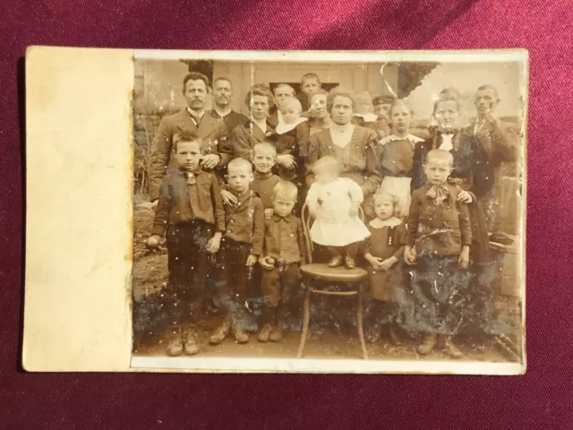 1915 SCHRAMBERG Family Photo-Field Post-Echtfoto-Armeekorps-AK/PK-5