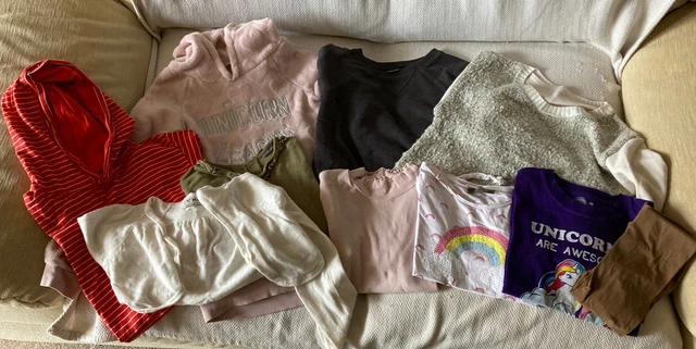 Bundle Of Girls Clothes Age 5- 8 Years Next, H&M VGC