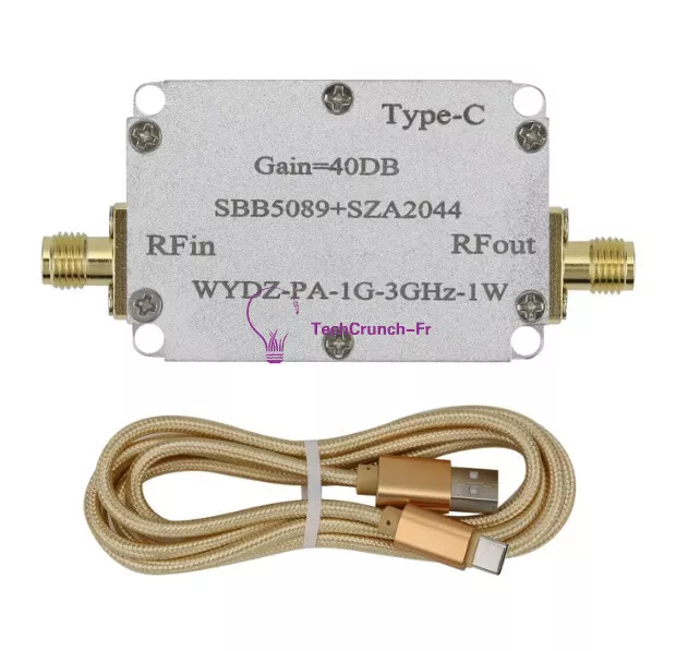 WYDZ-PA-1G-3GHz-1W 1G-3GHz SBB5089+SZA2044 Microwave RF Power Amplifier Module