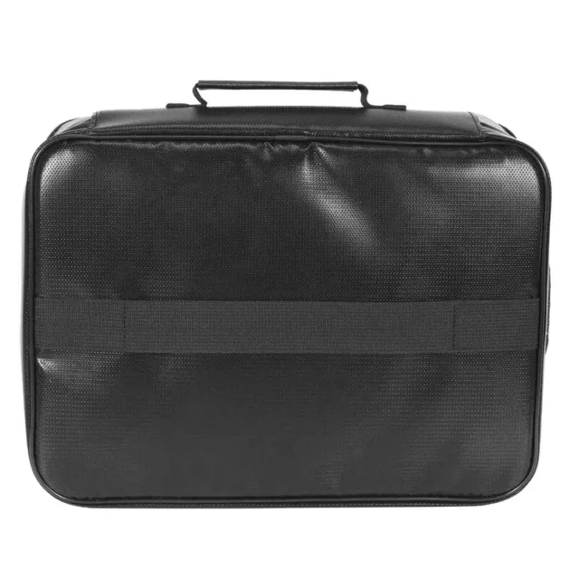 Document Bag with Lock, Fireproof 3-Layer Document Storage Box with  Zipper6545