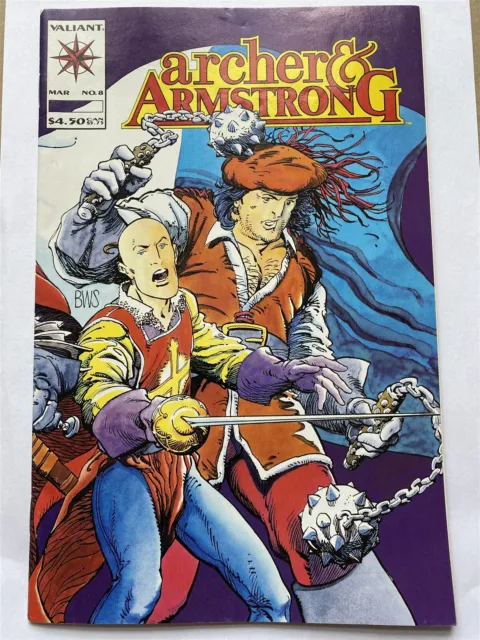 ARCHER AND ARMSTRONG / ETERNAL WARRIOR #8 1st Timewalker Valiant 1992 VF/NM