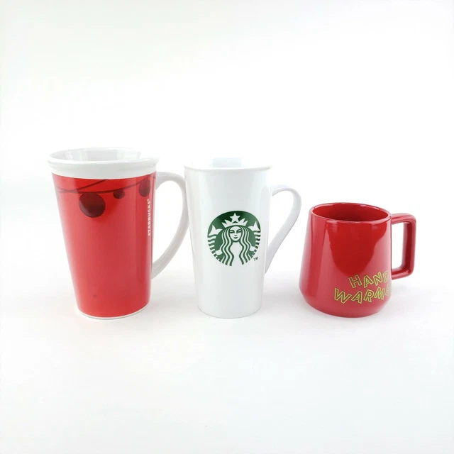 Starbucks Ceramic Mugs Christmas Holiday Green Mermaid Siren Coffee Cups Winter