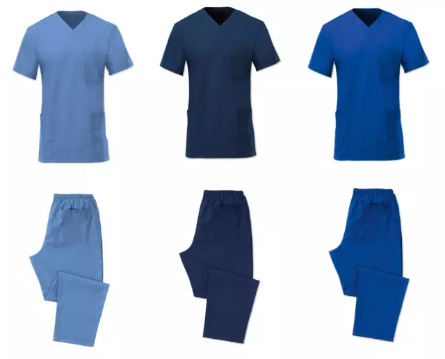 Scrubs Top Trousers Set Uniform Hospital Nurse Health Care Dentists Top