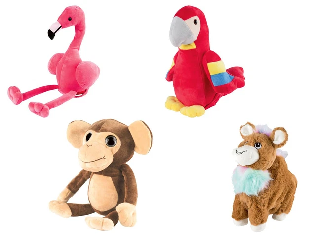 Interactive Toy Talking Flamingo Parrot Soft Dancing Camel Plush Moving Monkey