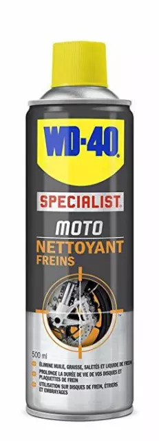 Nettoyant freins Specialist moto WD-40, 500 ml
