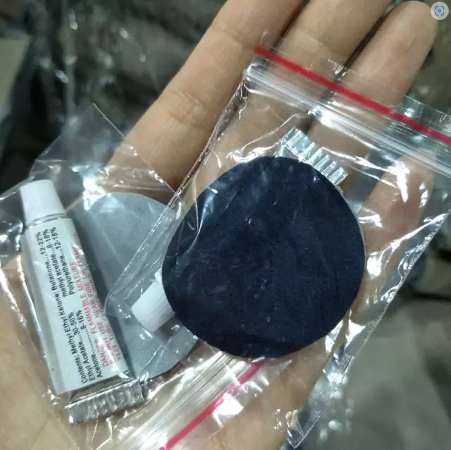 2 X INFLATABLE Puncture Repair Kit Patches Glue Boat Air Bed Mattress