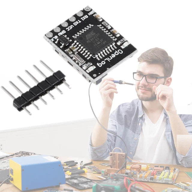 Openlog Serial Data Logger - Open Source Recorder For Arduino, Naze32 F3 Blackbox, ATmega328, Micro SD Module