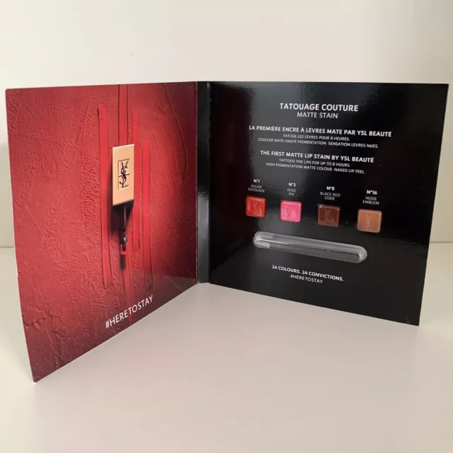 Kit de prueba de manchas de labios mate Ysl