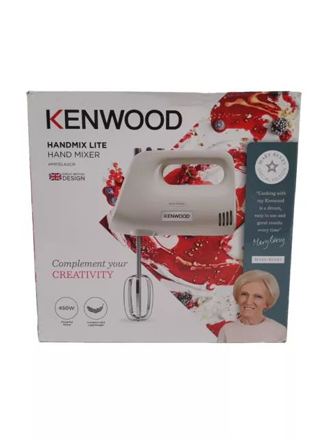 Kenwood Electric Hand Mixer - HandMix Lite MARY BERRY LIMITED EDITION - White