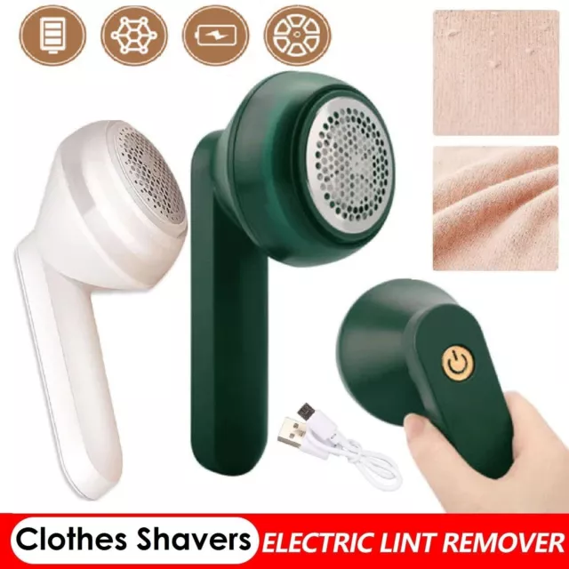 Electric Lint Remover Clothes Cleaner Fabric Shaver USB Rechargeable Defuzzer