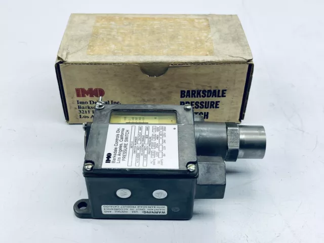 Unused Imo 9675-4 Barksdale Pressure Switch 425-6000Psi 600Vac 250Vdc