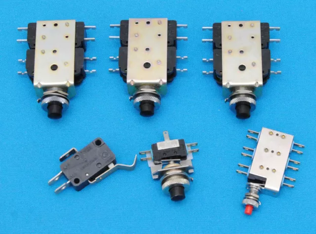 lot de 6 x CROUZET  divers Micro Switch microrupteur interrupteur ( TL444 )
