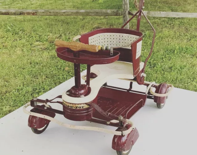 Vintage 1940’s GENUINE TAYLOR TOT IMPERIAL BABY STROLLER (Unrestored Condition)