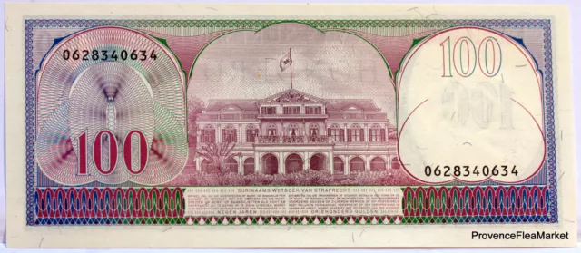 SURINAME BILLET NEUF   P128b 100 Gulden 1985 UNC voir scan haute definition