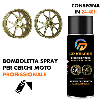 Bomboletta Spray Vernice Cerchi Moto MAGNESIO DUCATI Professionale