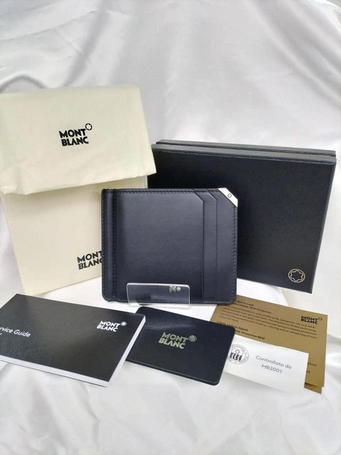 MONTBLANC URBAN SPIRIT Black Leather Vertical Men s Wallet 6CC 114668 316.97 PicClick UK