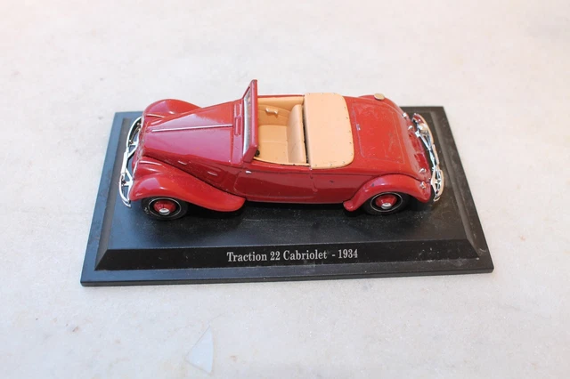 MINIATURE CITROEN TRACTION 22 cabriolet 1934