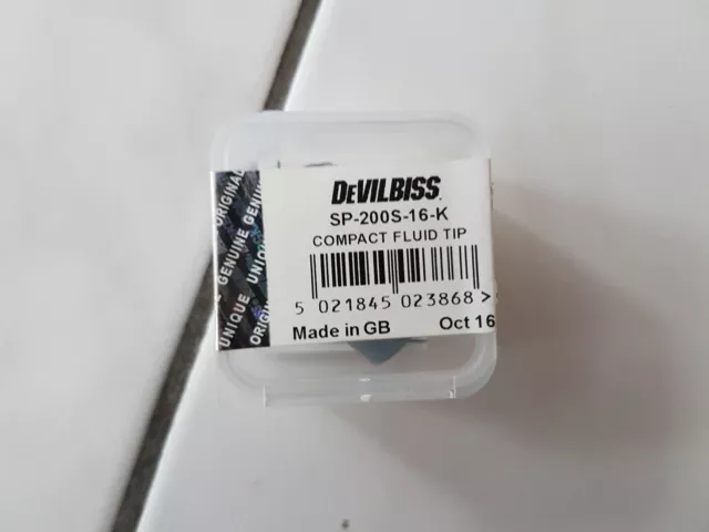 !! NEU DEVILBISS ADAVANCE / COMPACT Düse SP-200S-16-K ORIGINAL NEU !!