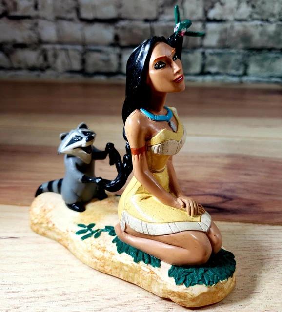 Figurina Raton FIGURINE AUTHENTIQUE VALTE Disney Pochahontas Indienne Avec Raton ...