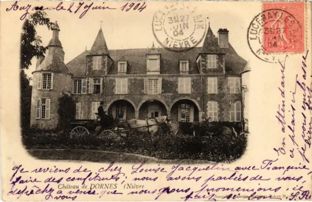 CPA Chateau de DORNES Nievre (100542)