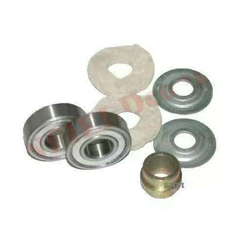 7pc Set Avant Moyeu Roue Roulement+Rondelles+Rondelles Feutre Pour Royal Enfield