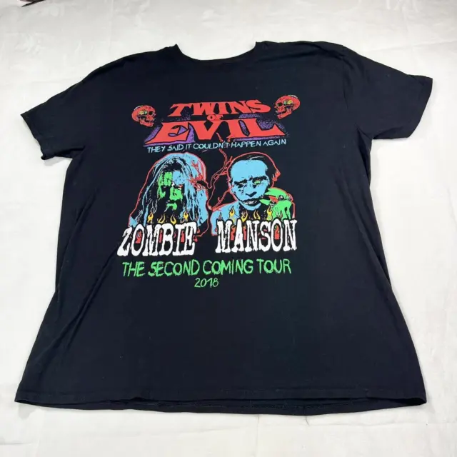 Rob Zombie Twins Of Evil T shirt Full Size S-5XL