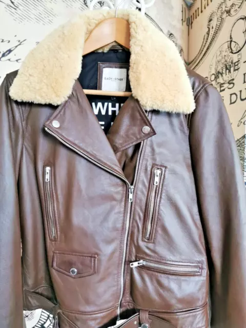 Each x other deals paris leather jacket