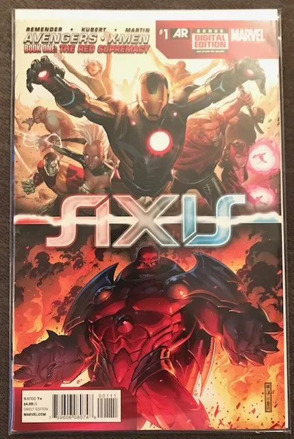 Avengers X-Men Axis 1 VF DEC 2014 Marvel Comics Remender Kubert