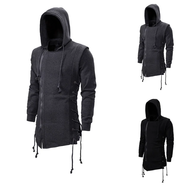 MEN S HOODIE COSPLAY Zipper Coat Costume For Assassins Creed