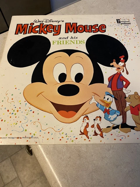 VINTAGE WALT DISNEY'S Mickey Mouse And His Friends 1968 Record