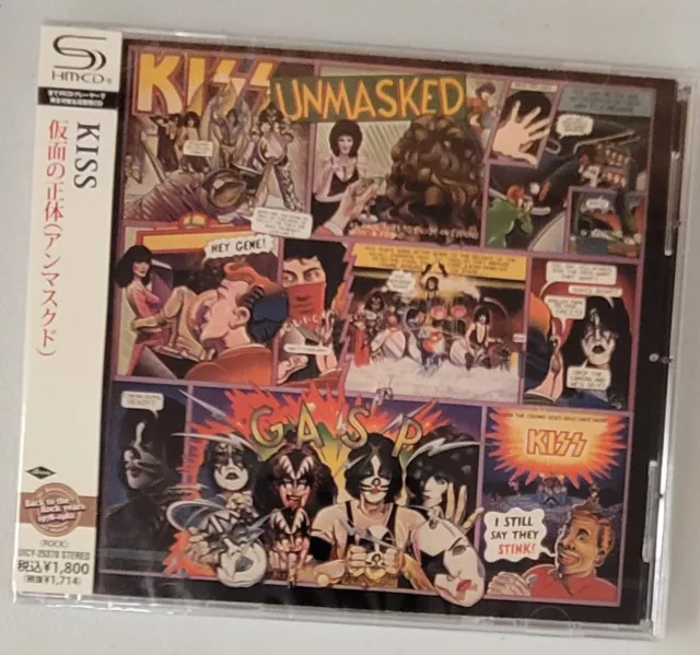 KISS Unmasked New CD Japan SHMCD Hard Rock