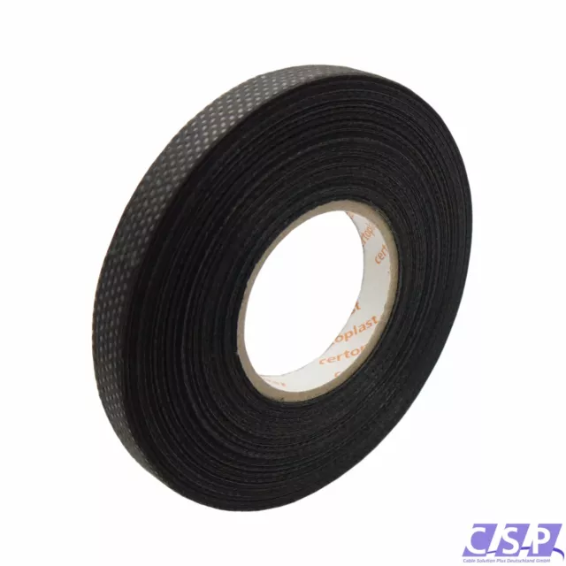 (€0,11/m) Tape Klebeband Gewebeband Vlies 9mm x 25m Tapeband Isolierband KFZ PKW