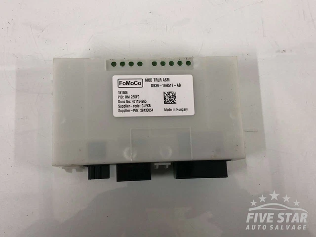 Ford Towing Module FORD RANGER TRAILER Tow Bar Control Module Unit 2.2 TDCi 4x4 Diesel ...