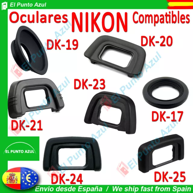 Visor Ocular NIKON DK-17, DK-19, DK20, DK-21, DK23, DK-24, DK25 Camara  Eyepiece