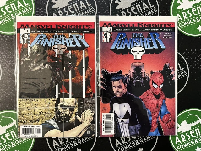 Punisher #1-37 (21 issues!) Vol 6 2001 NM Spider-Man Daredevil Marvel Knights 2