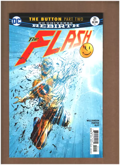 Flash #21 DC Comics Rebirth 2017 Lenticular Cover The Button NM- 9.2