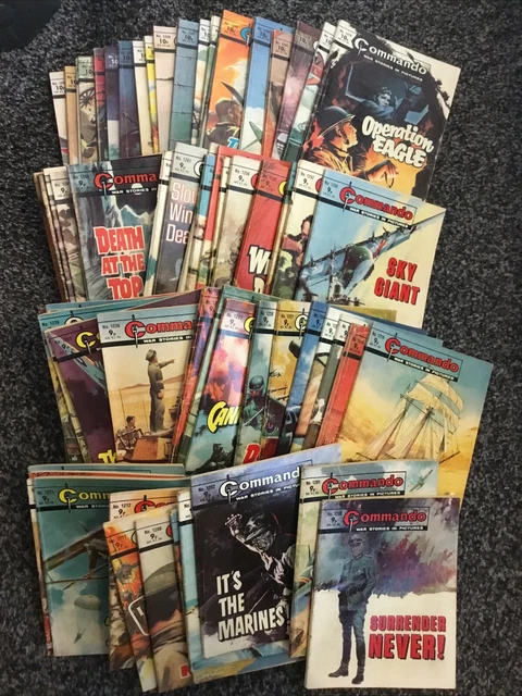 Despatch Rider Commando Comics 75 VINTAGE COMMANDO Comics 9p/10p comics #1200-1299 EUR 99,21 - PicClick IT