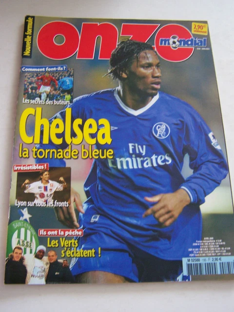 MAGAZINE FOOTBALL ONZE MONDIAL N ° 50 EN BON ETAT . AVEC POSTER + FICHES